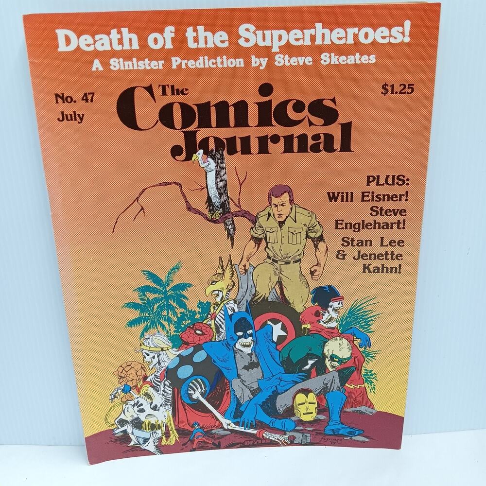The Comics Journal #47 Fantagraphics Will Eisner, Steve Englehart, Stan Lee 1979